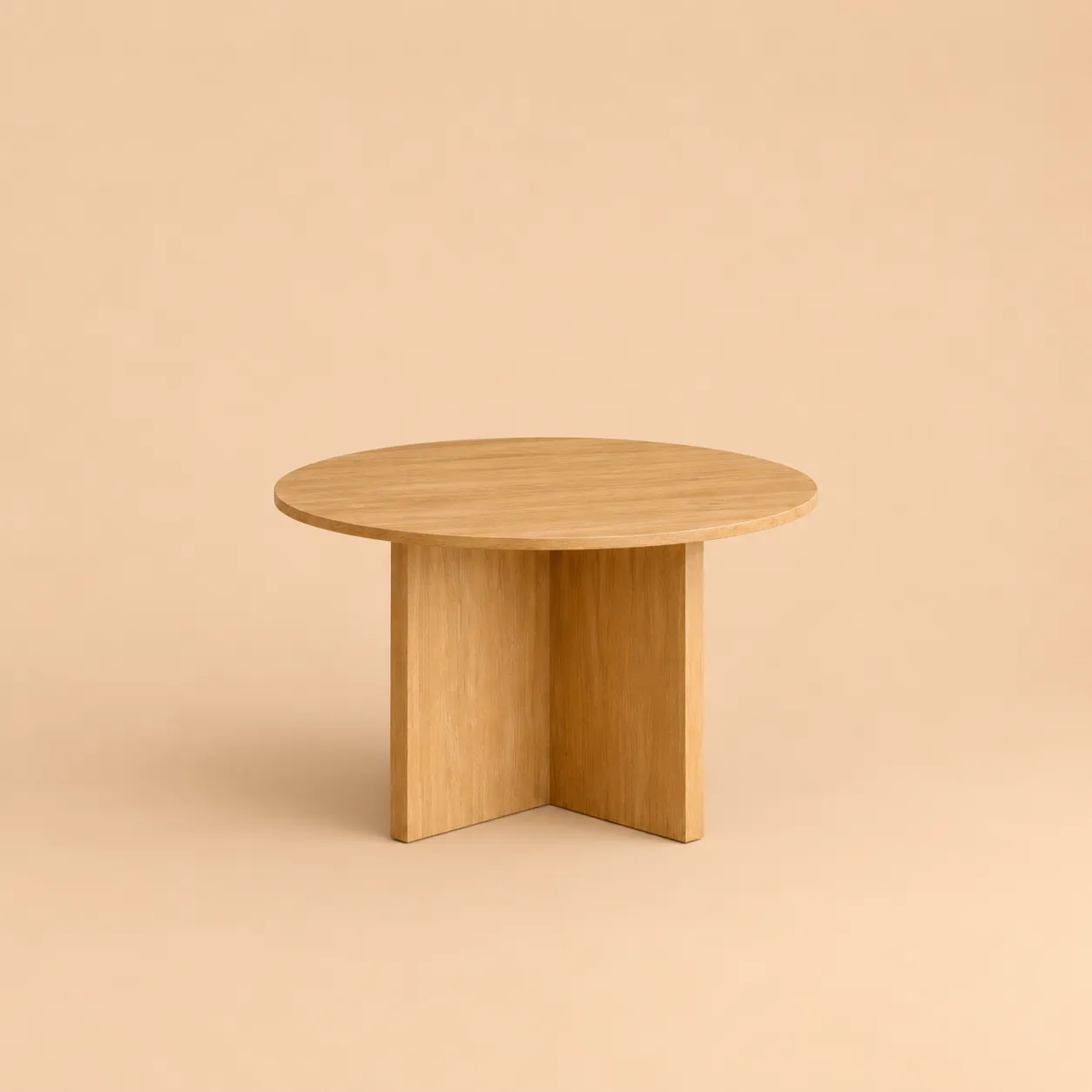 Solid Oak Round Dining Table - Hakata Series — 5
