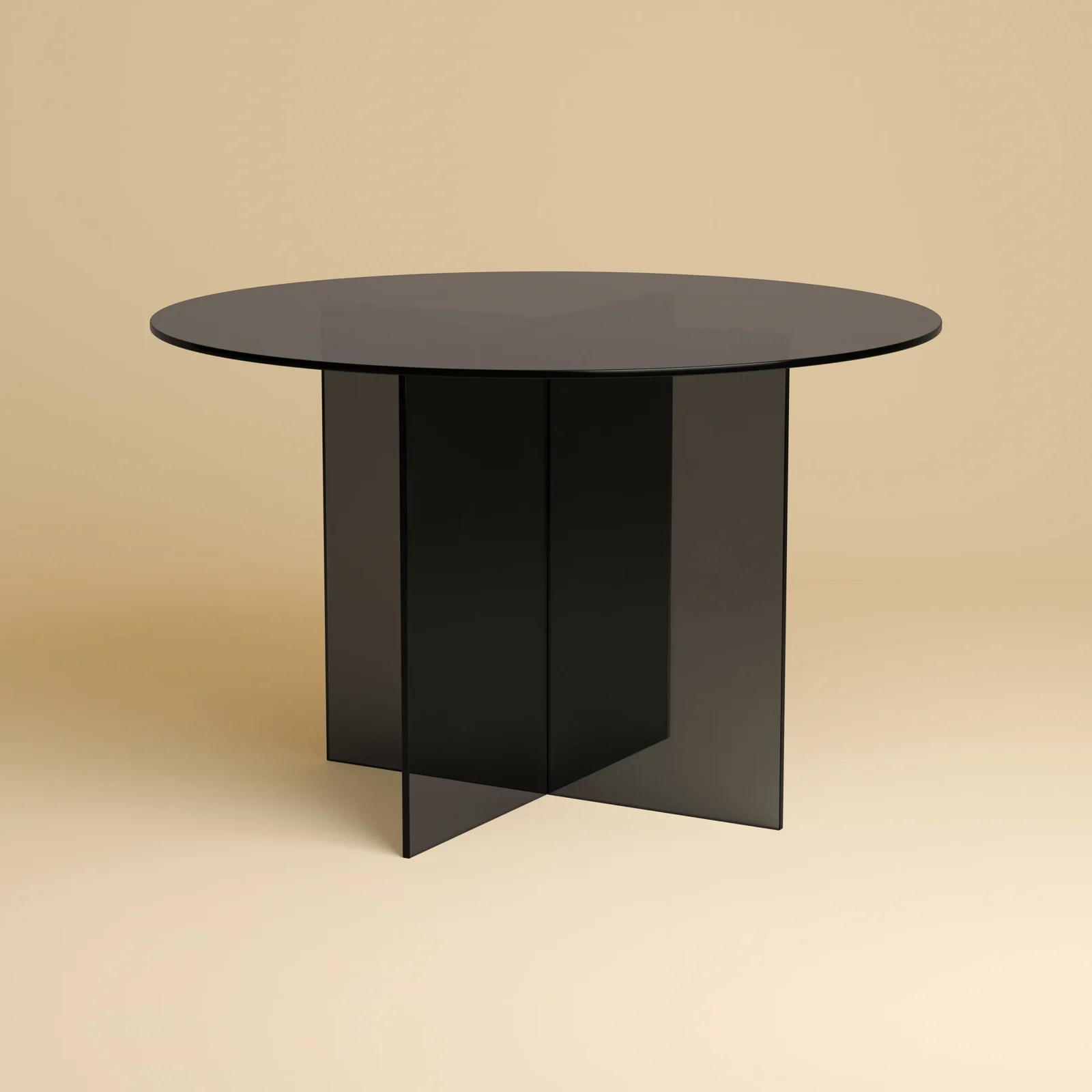 Round Glass Dining Table - Sado Series — 6