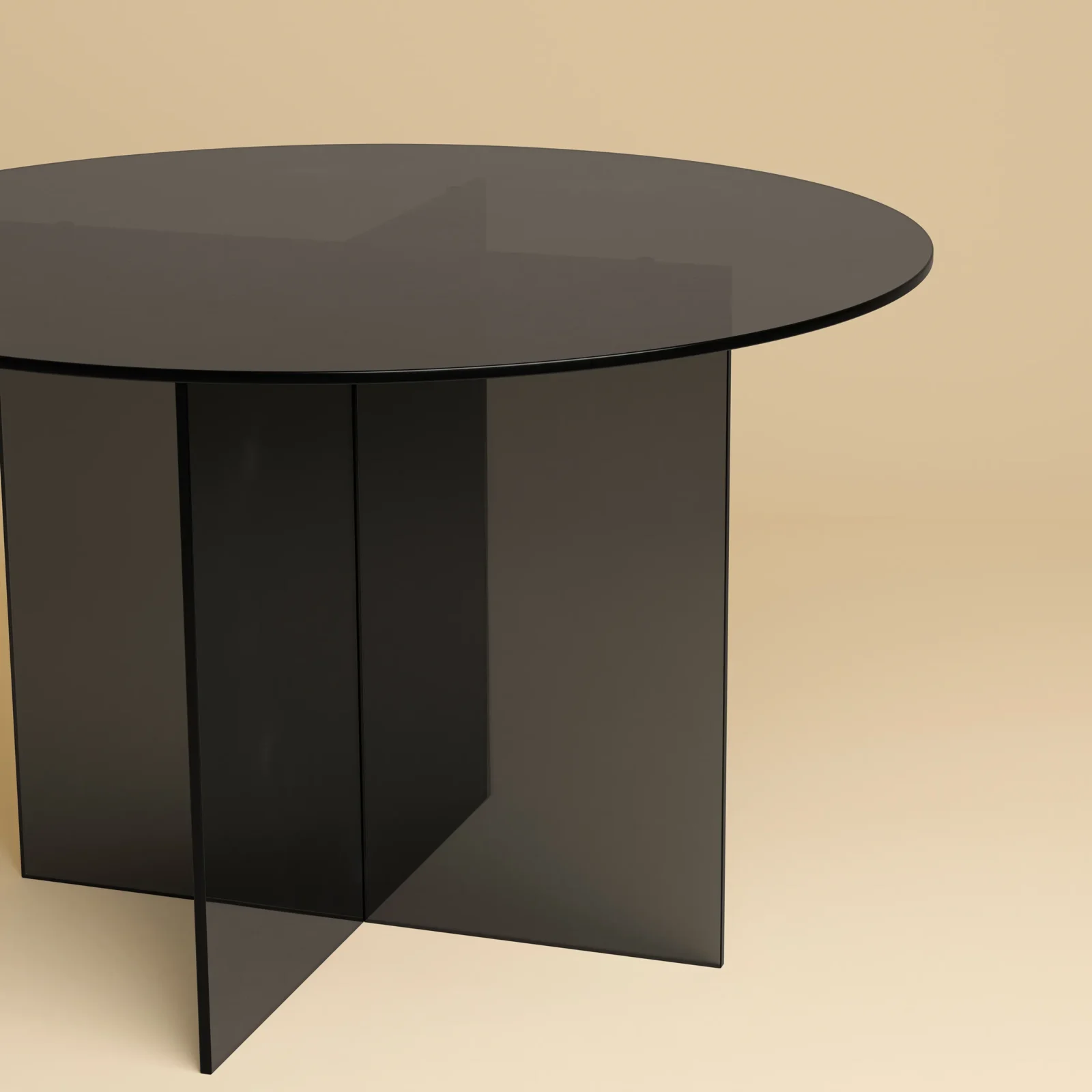 Round Glass Dining Table - Sado Series — 4