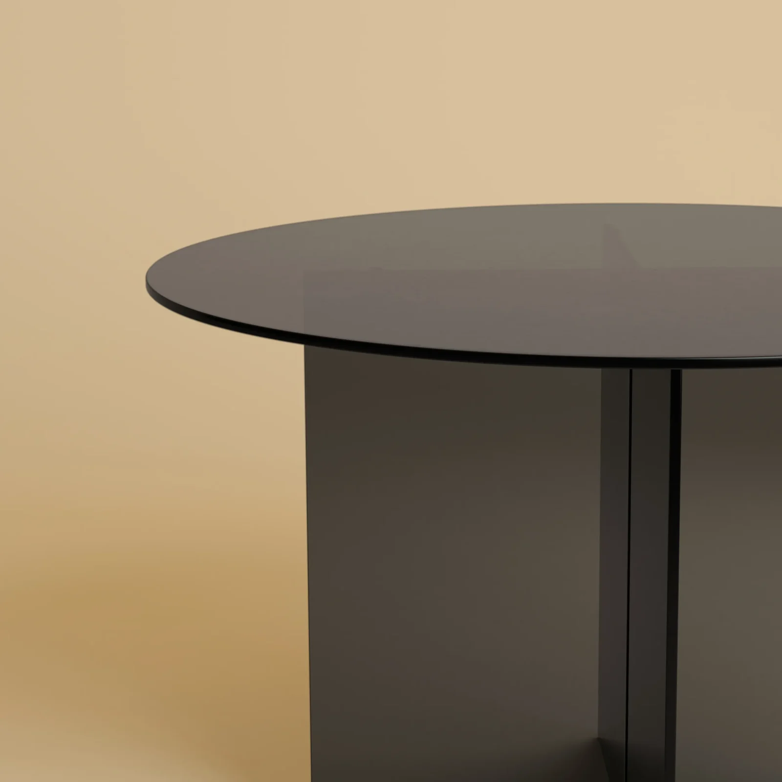 Round Glass Dining Table - Sado Series — 5