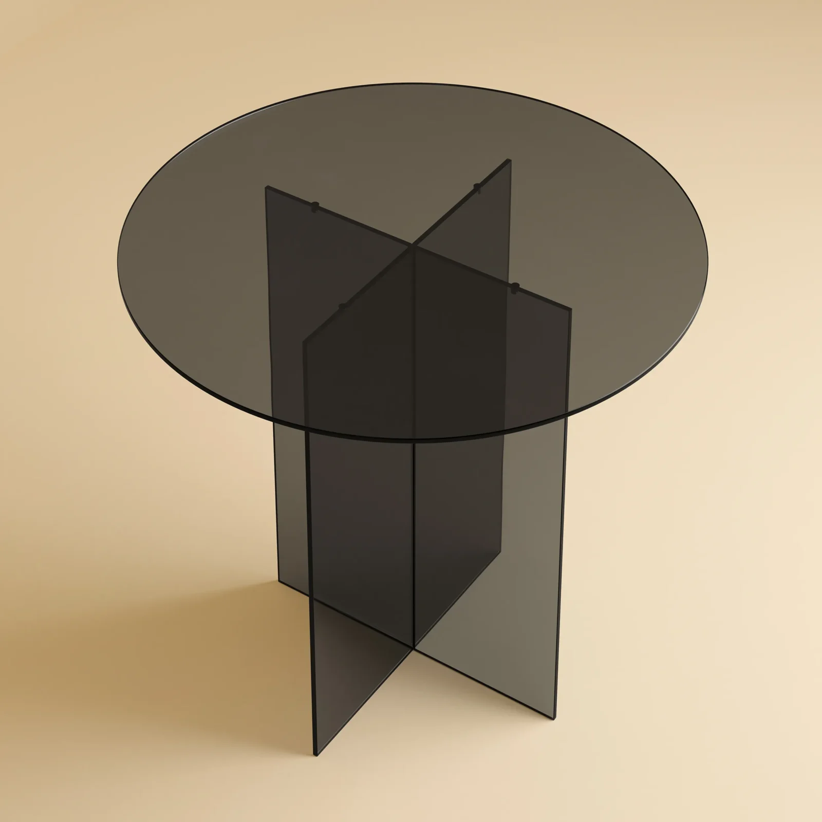 Round Glass Dining Table - Iki Series — 5