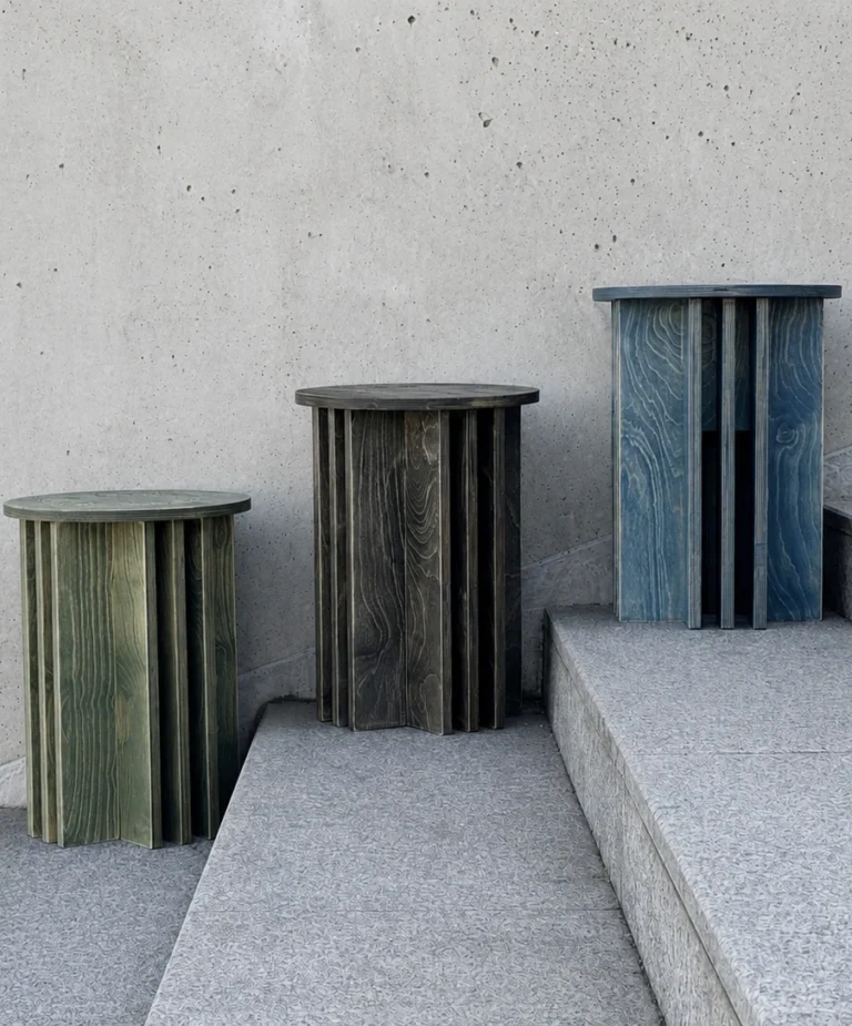 Plus01 Small Low Stool / Side Table — 3