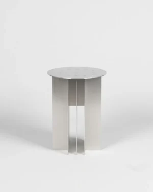 Plus01 Small Aluminum Low Stool / Side Table