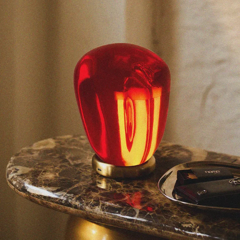 Pomy Table Lamp In Resin And Stainless Steel — 2
