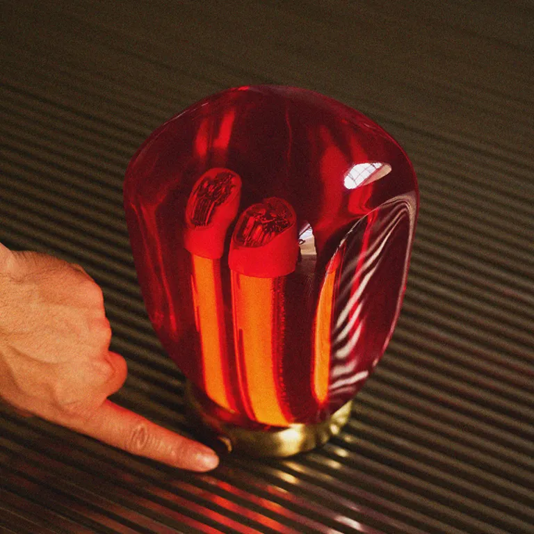 Pomy Table Lamp In Resin And Stainless Steel — 10
