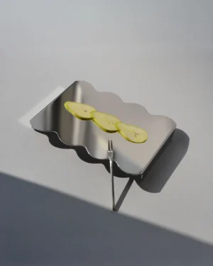 Four | Silk Mirror Serving Stand & Tray