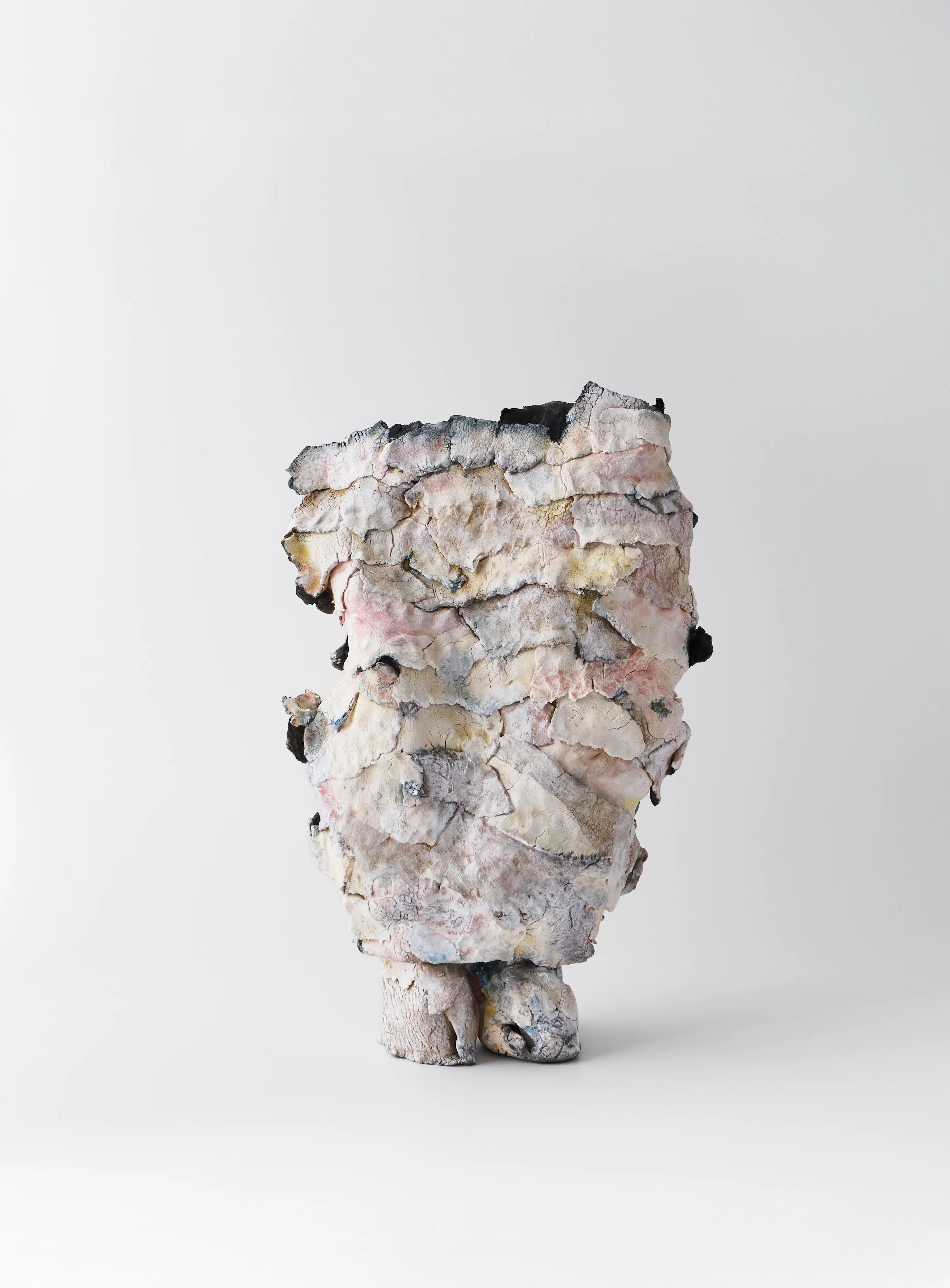 Nobodys Watching No. 01 stoneware and porcelain ceramic sculpture by Not Yet Ceramics