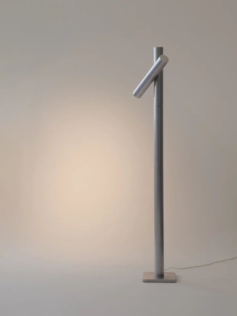 Pivot Floor Lamp In Brass And Aluminum — 4
