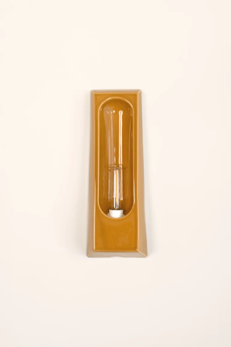 Alcove European Wall Sconce In Glazed Ceramic — 21