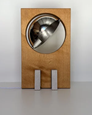 Galileo 2.2 Table Lamp In Marble And Plywood