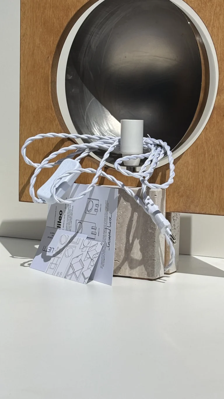 Galileo Lamp 2.0 Table Lamp In Concrete And Plywood — 6