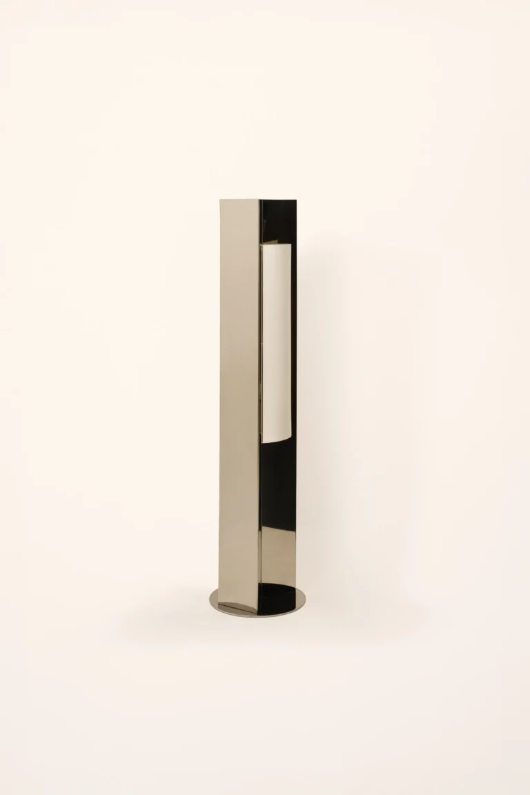 Arrow 120 European Floor Lamp in Polished Steel — 6