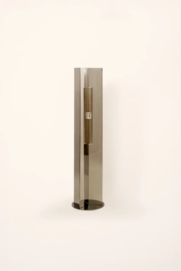 Arrow 120 European Floor Lamp in Polished Steel — 3