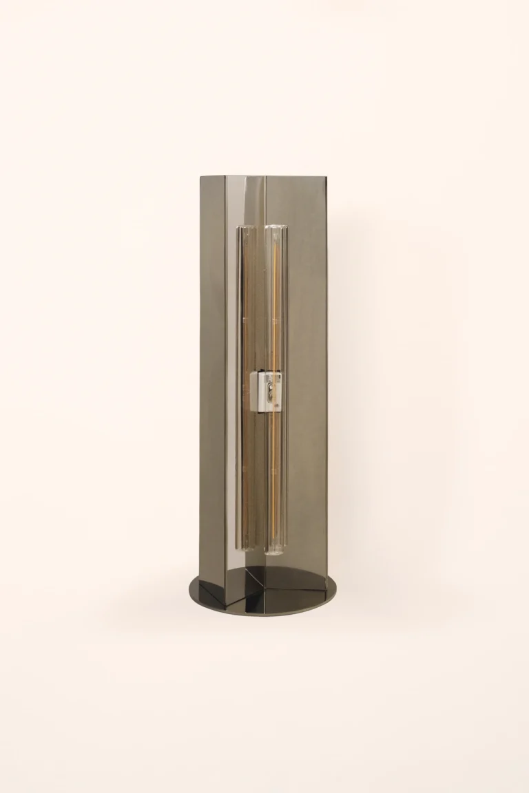 Arrow European Table Lamp in Polished Steel — 2