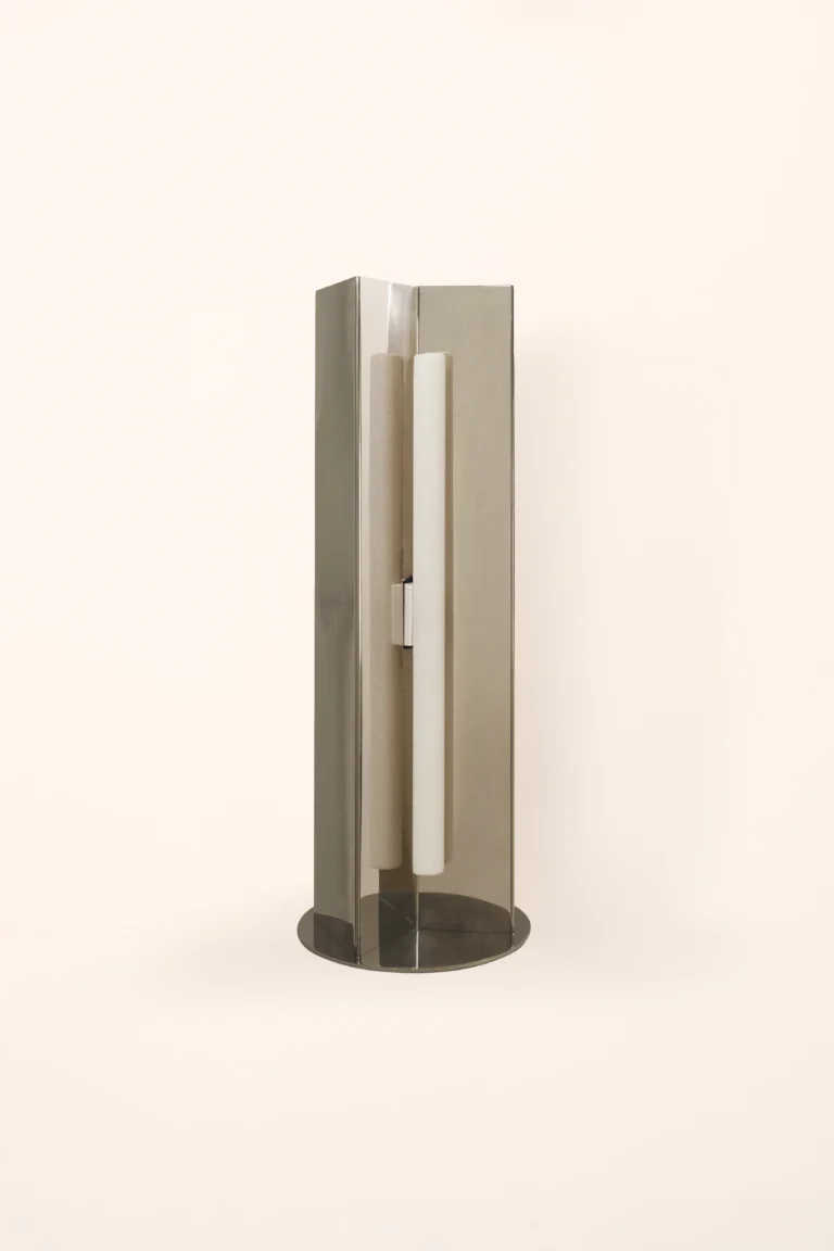 Arrow European Table Lamp in Polished Steel — 5