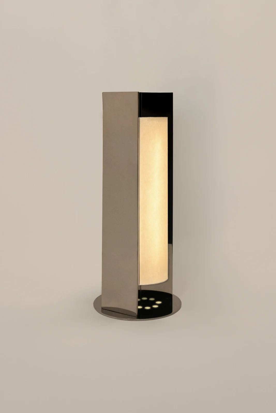 Arrow European Table Lamp in Polished Steel — 8