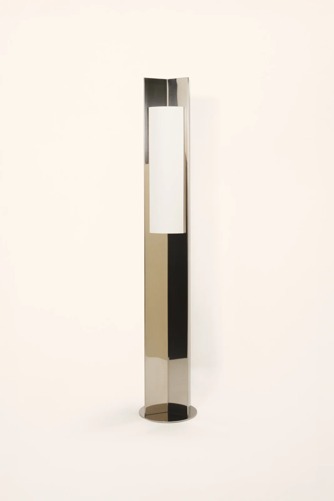 Arrow 158 European Floor Lamp in Polished Steel — 8
