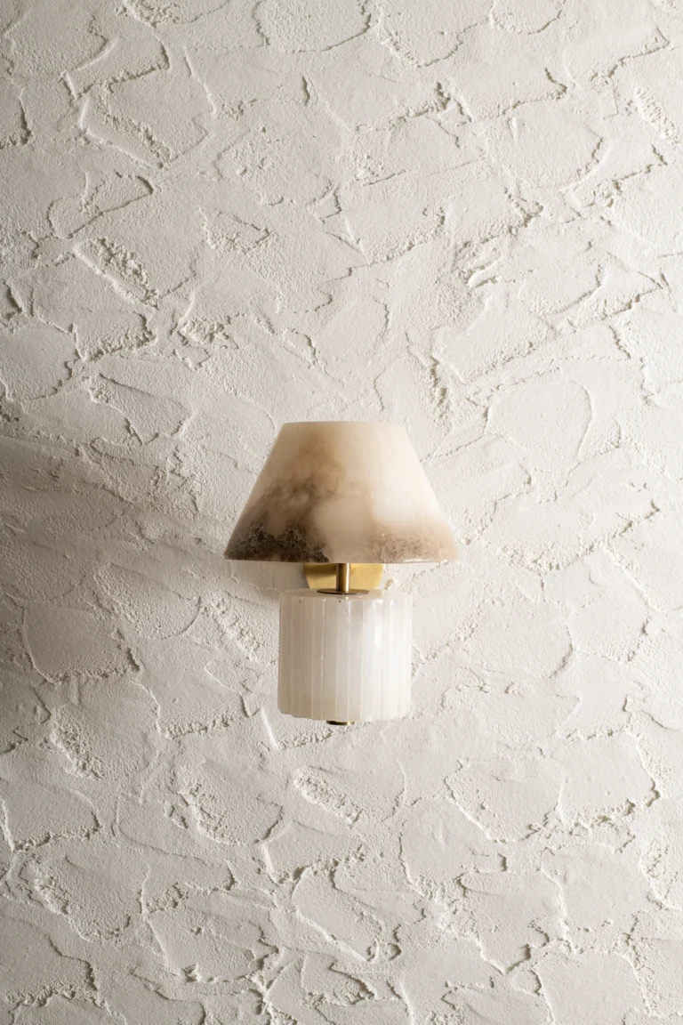 Rio Wall Lamp In Alabaster And Brass — 7