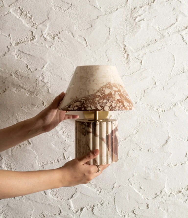 Rio Wall Lamp In Pizzato Marble And Brass — 2