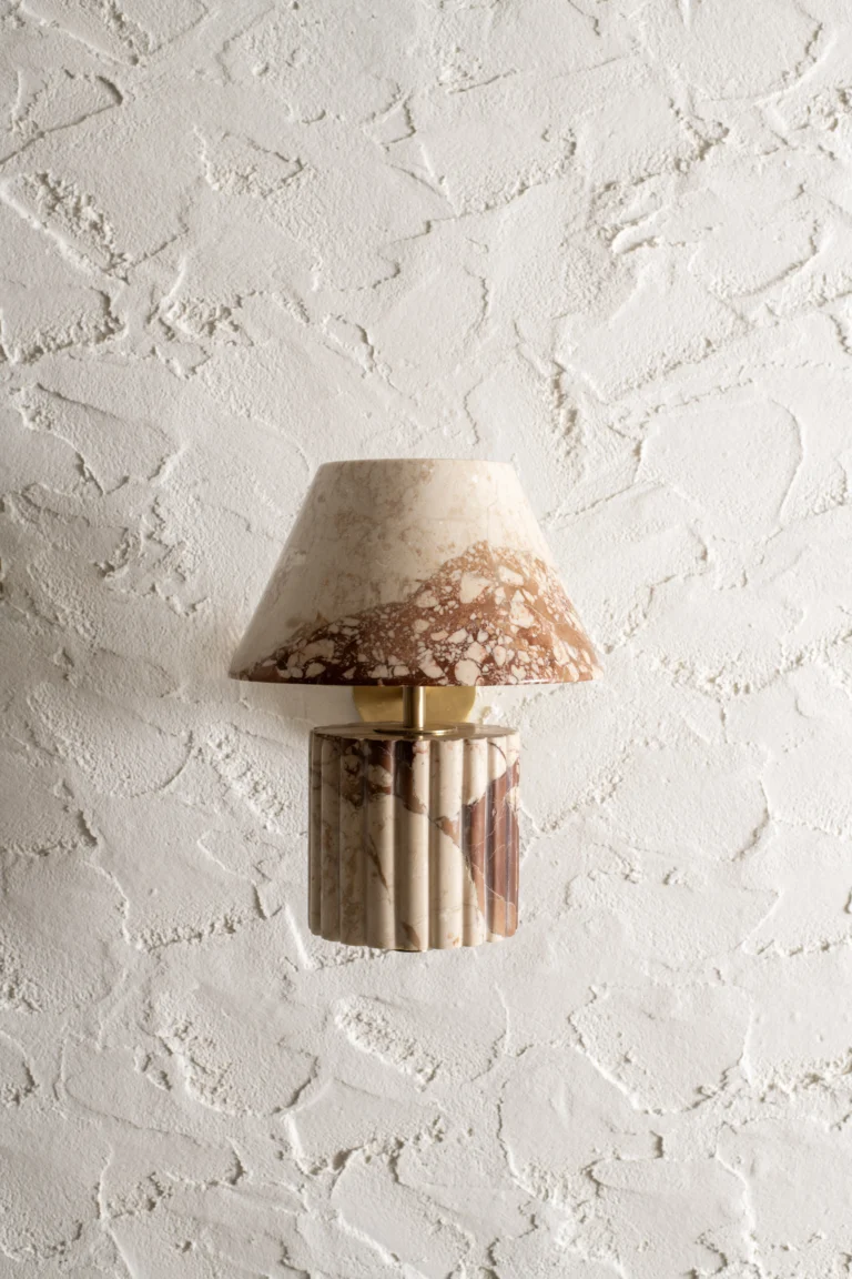 Rio Wall Lamp In Pizzato Marble And Brass — 4