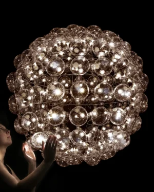 Superstar Pendant Lamp In Air-filled Pvc And Steel