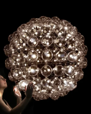 Superstar Pendant Lamp In Air-filled Pvc And Steel