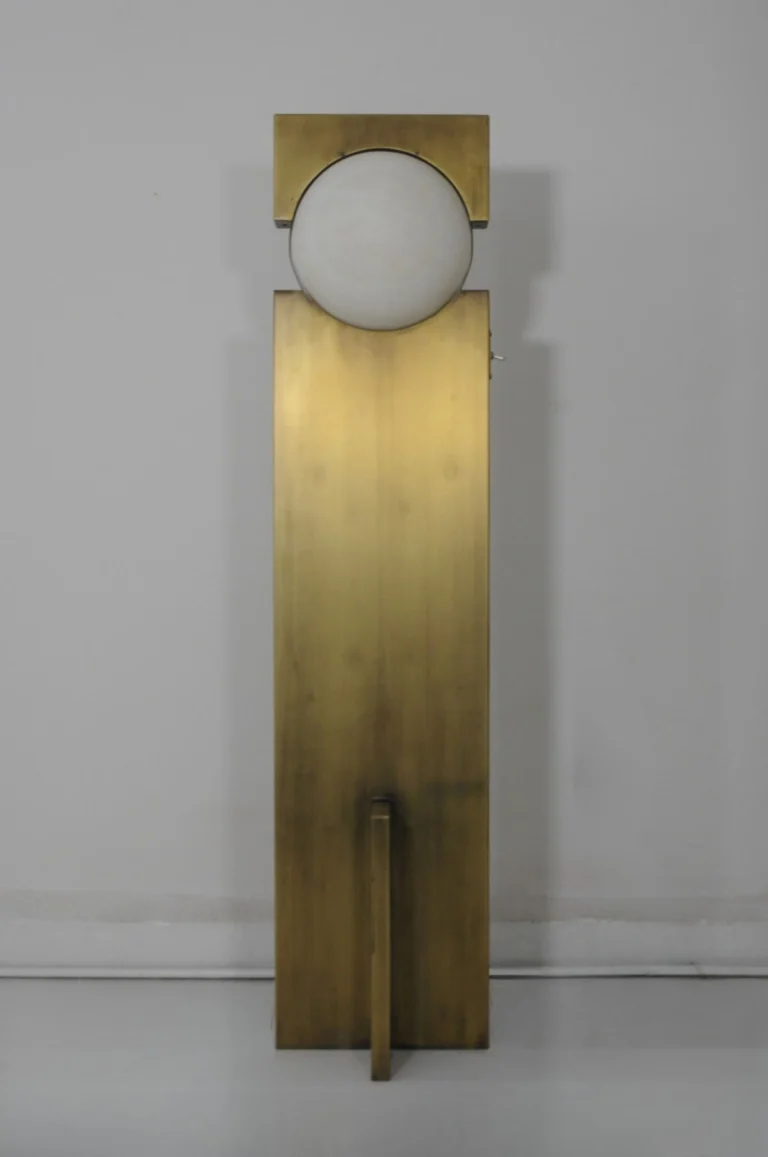 Hero Lamp Floor Lamp In Stainless Steel And Acrylic — 17
