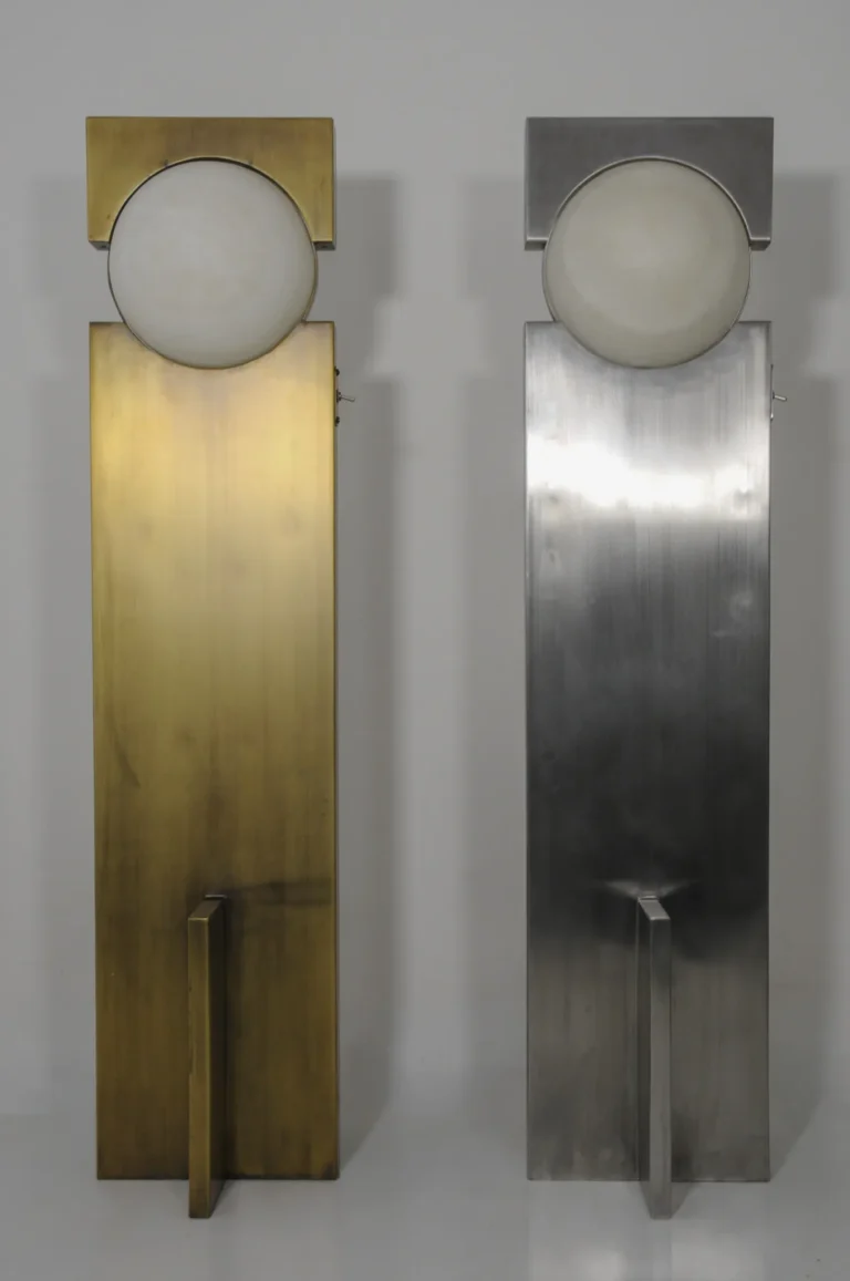 Hero Lamp Floor Lamp In Stainless Steel And Acrylic — 15