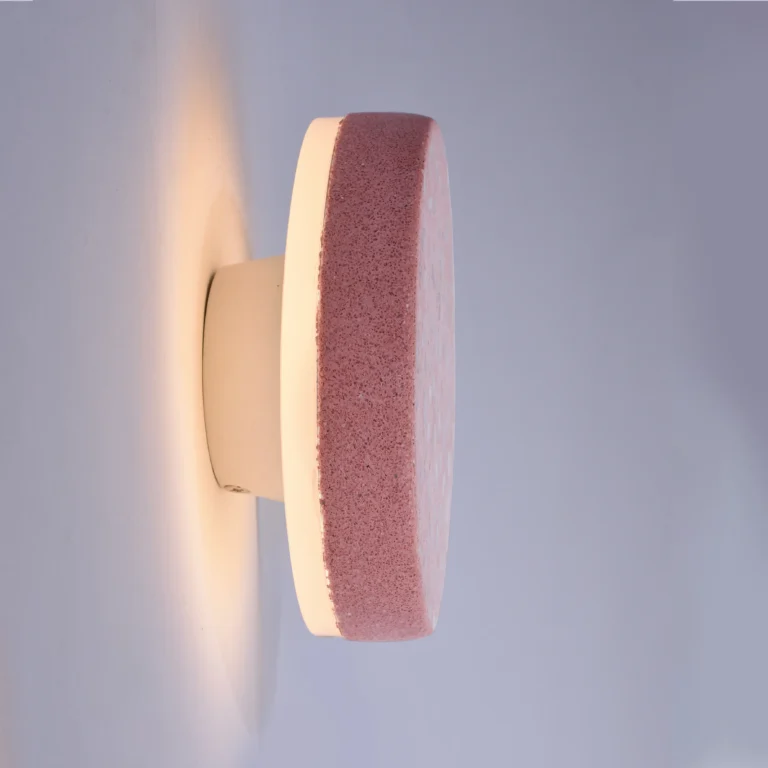 Wilo Blush Wall Sconce in Terrazzo, Aluminum and Silicone — 3