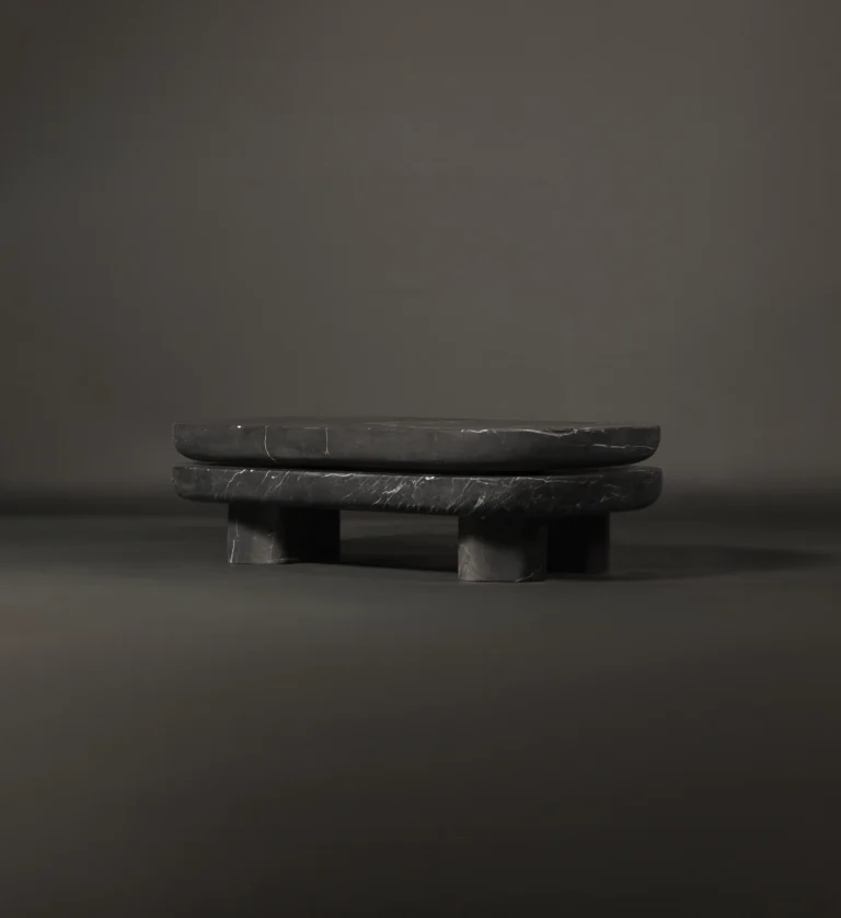 Bond Coffee Table in Black Querétaro Marble — 2