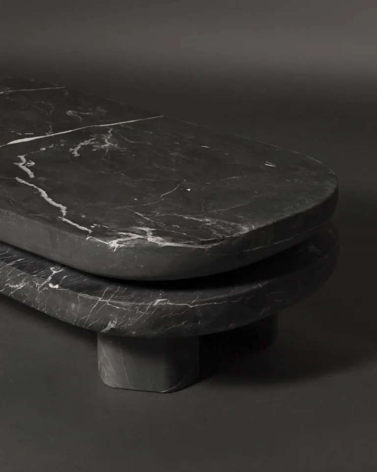 Bond Coffee Table in Black Querétaro Marble — 6