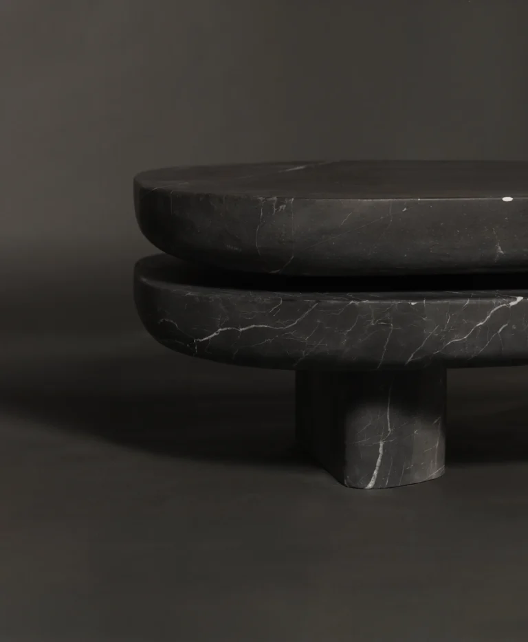 Bond Coffee Table in Black Querétaro Marble — 3
