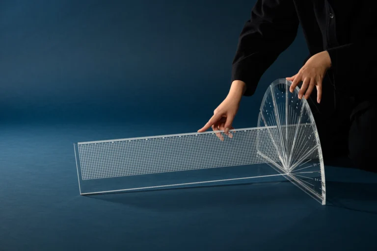 Angle A Side Table in Acrylic — 8
