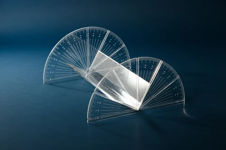 Angle A Side Table in Acrylic — 3