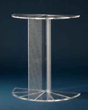 Angle A Side Table in Acrylic