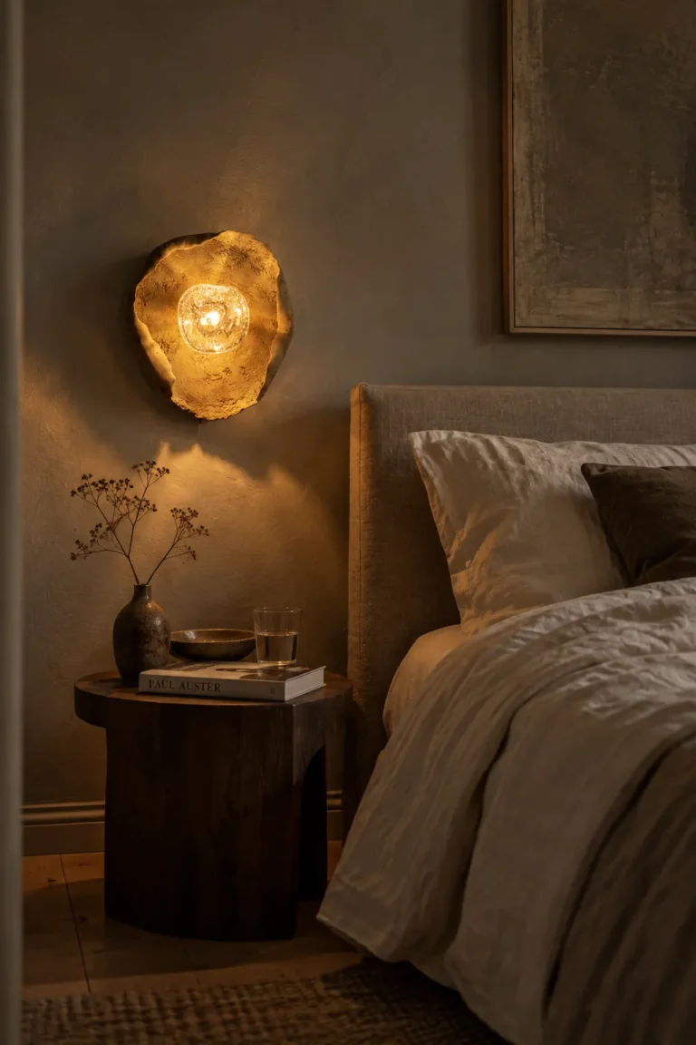 Asea No. 41 Wall Sconce in Stoneware and Blown Glass — 7