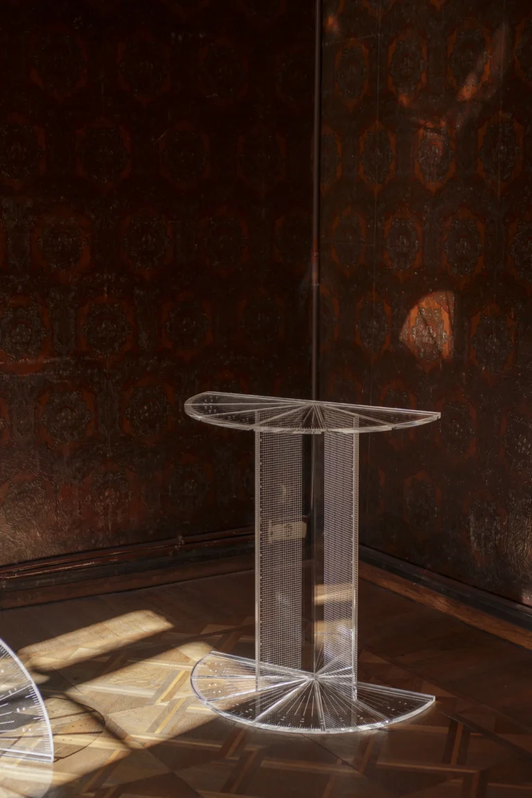 Angle A Side Table in Acrylic — 11
