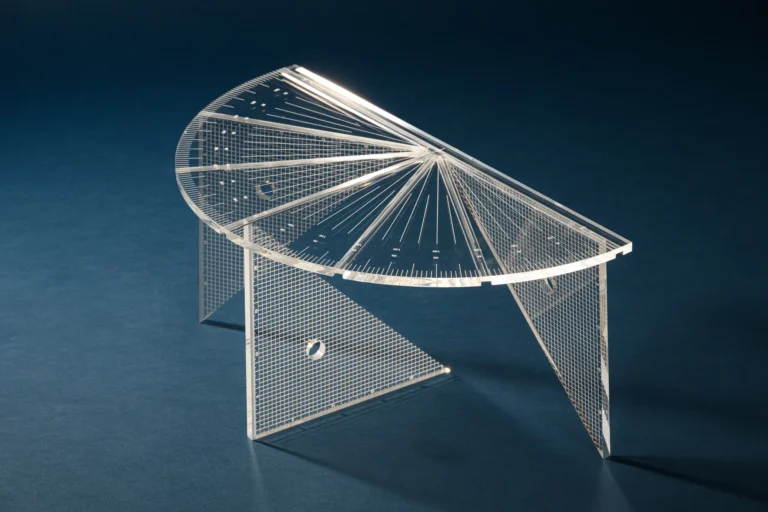 Angle C Side Table in Acrylic — 3