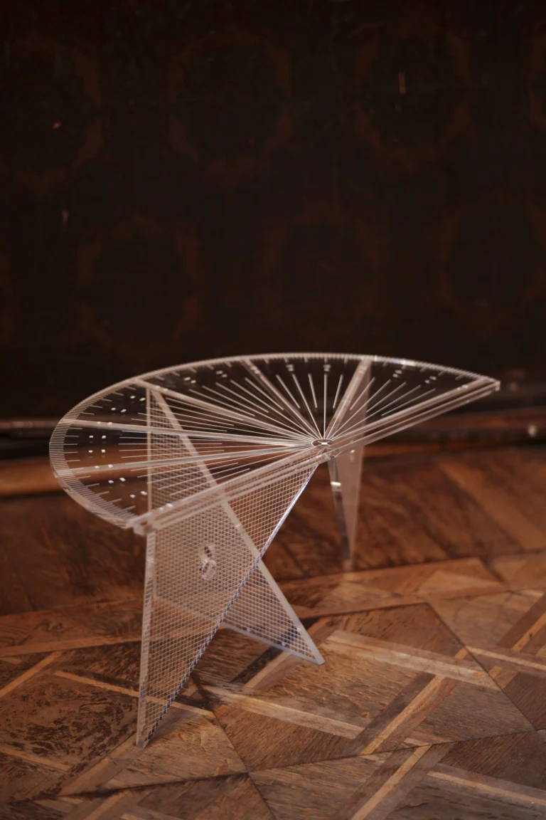 Angle C Side Table in Acrylic — 8