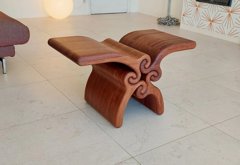 Grip-C Coffee Table in Caramelized Bamboo — 6