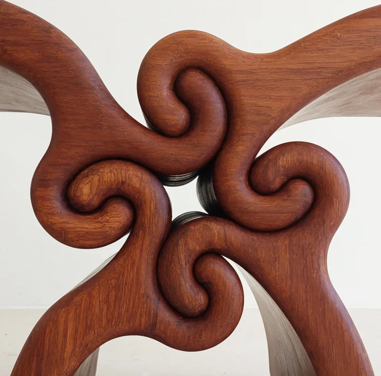 Grip-C Coffee Table in Caramelized Bamboo — 4