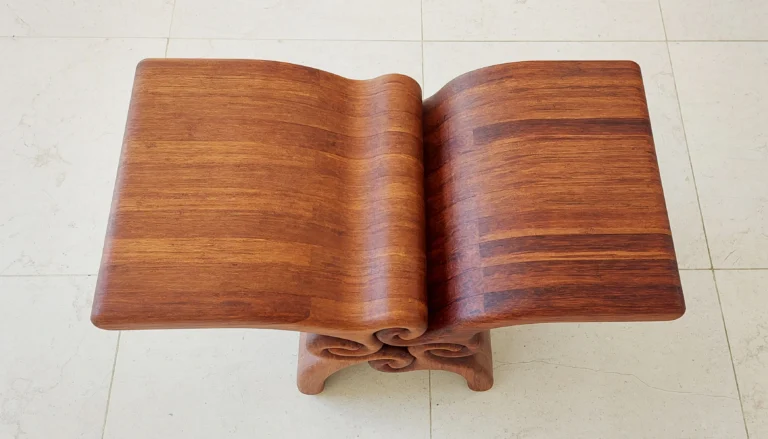 Grip-C Coffee Table in Caramelized Bamboo — 15