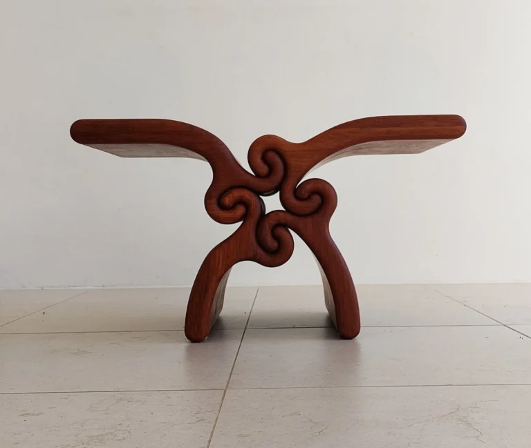 Grip-C Coffee Table in Caramelized Bamboo — 8