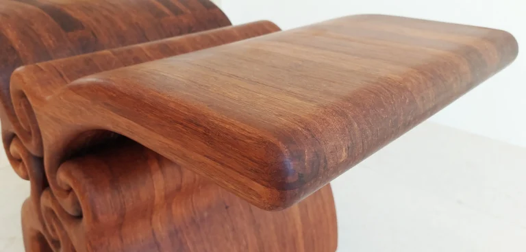 Grip-C Coffee Table in Caramelized Bamboo — 10