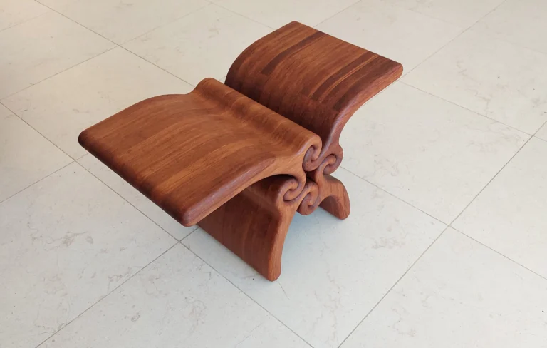 Grip-C Coffee Table in Caramelized Bamboo — 3