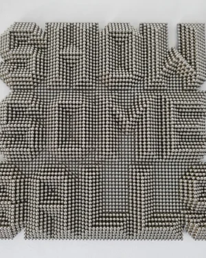 “showsomeballs” Wall Mounted Heavy Metal Sculpture.