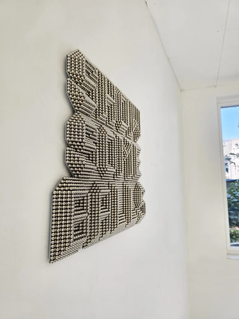 “showsomeballs” Wall Mounted Heavy Metal Sculpture. — 7