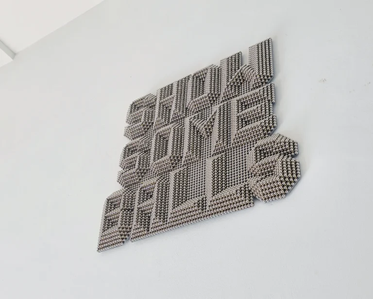“showsomeballs” Wall Mounted Heavy Metal Sculpture. — 11