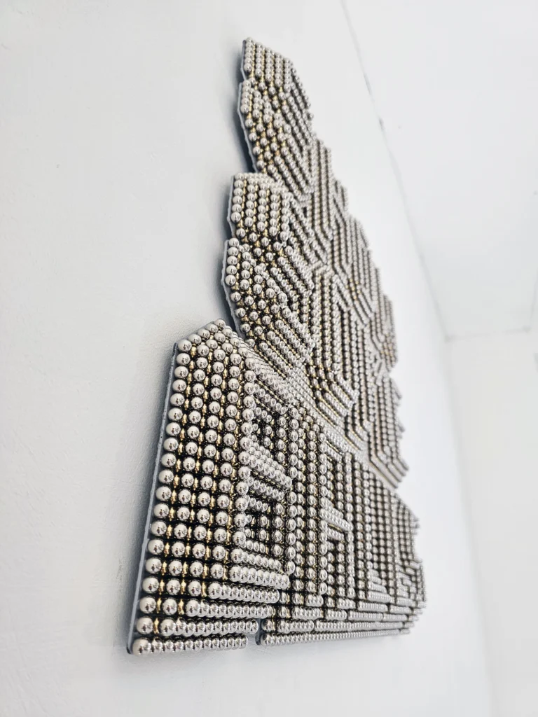 “showsomeballs” Wall Mounted Heavy Metal Sculpture. — 13