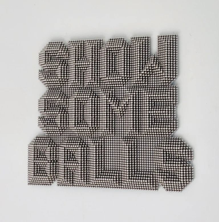 “showsomeballs” Wall Mounted Heavy Metal Sculpture. — 17